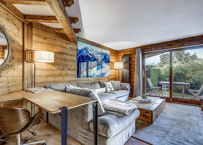 Aurore - Cosy 74m2 Vue Jardin Remontee 250m Parking Bus Chamonix Mont Blanc